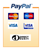 Secure Payment By Credit or Debit Cards