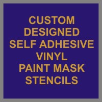 Custom Designed Vinyl Paint Masks or Stencils for Signs