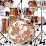Vinyl Bass Drum Decals cut and supplied to your requirements 