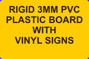 Click to View Options in Rigid Board Signs